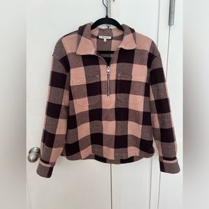 Color block pull over